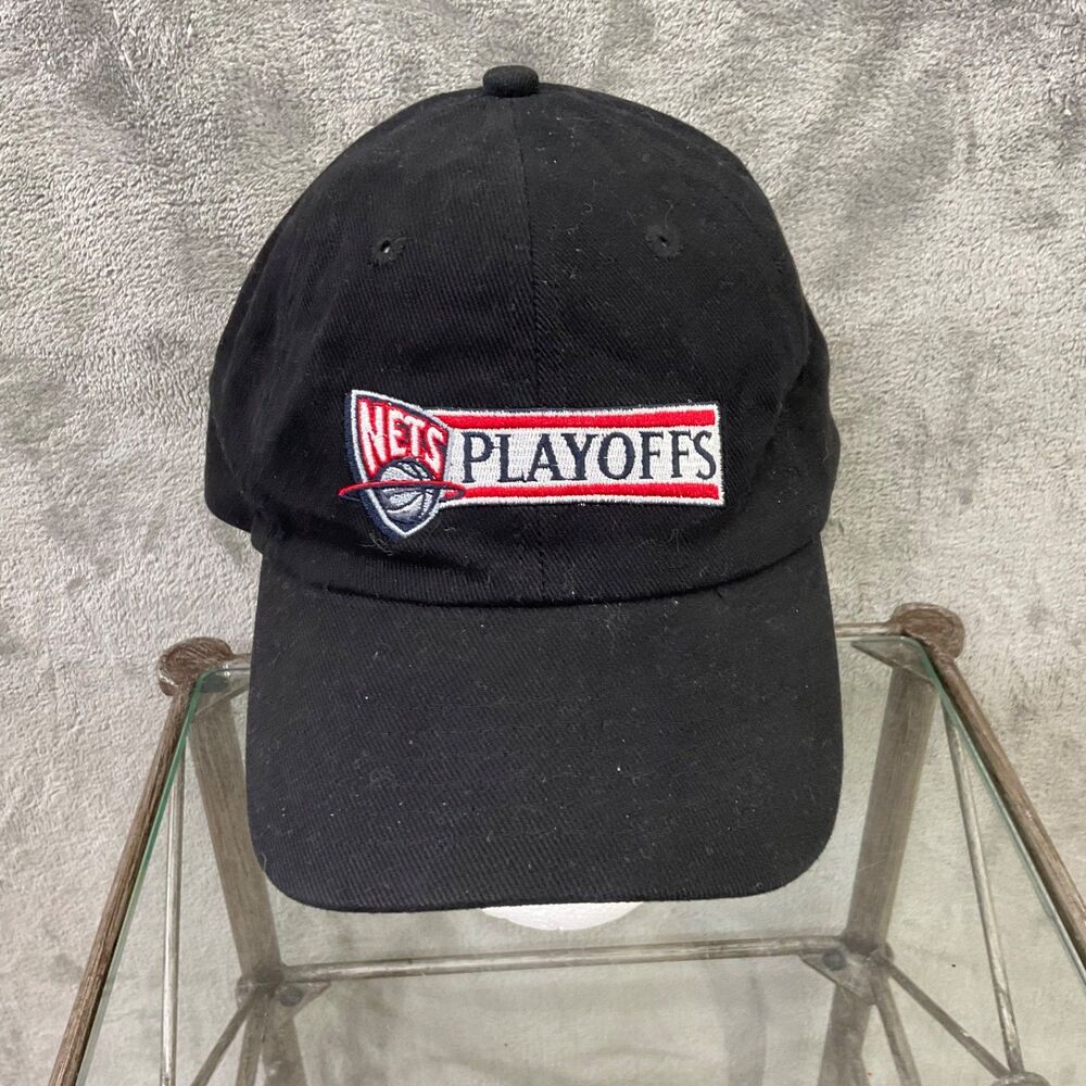 New Jersey Nets Playoff Hat 2006  Black OSFM Embroidered